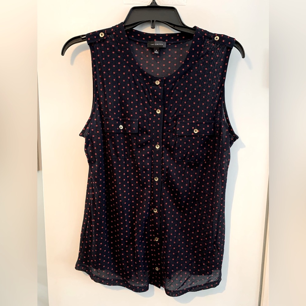 The Limited, sleeveless blouse, Size M
